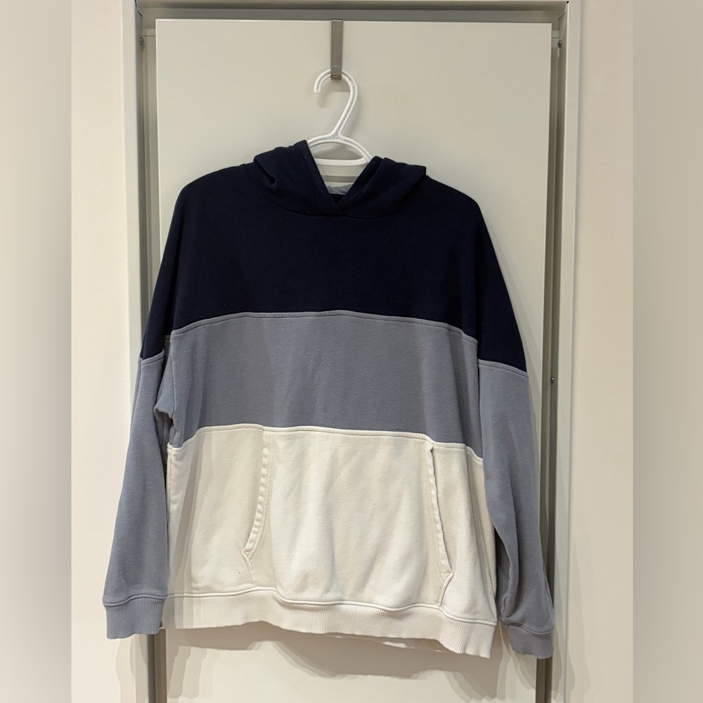 American Eagle | Fleece Colour-Block Drop-Shoulder Hoodie